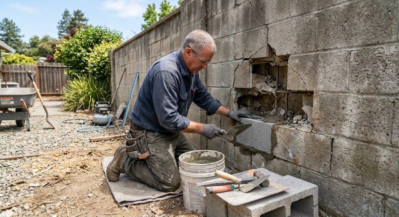 Block Work Repair in Delray Beach, FL