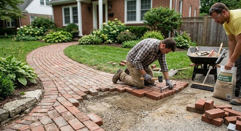 Brick Driveway Repair in Delray Beach, FL