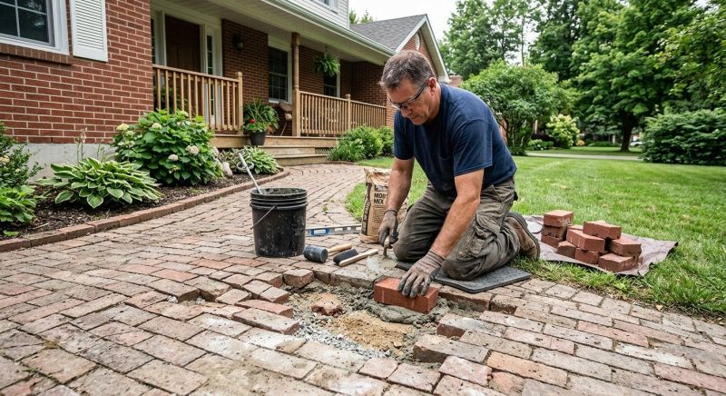 Brick Flatwork Repair in Boynton Beach, FL
