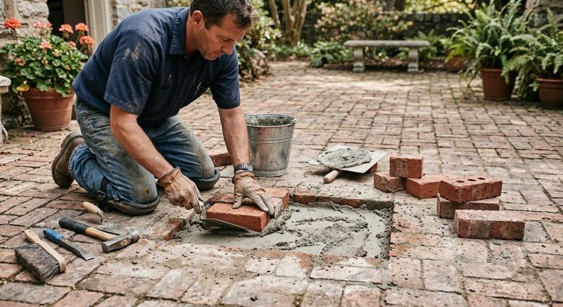 Brick Flatwork Repair in Delray Beach, FL