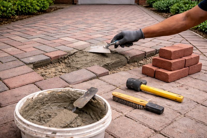 Brick Hardscape Repair in Delray Beach, FL
