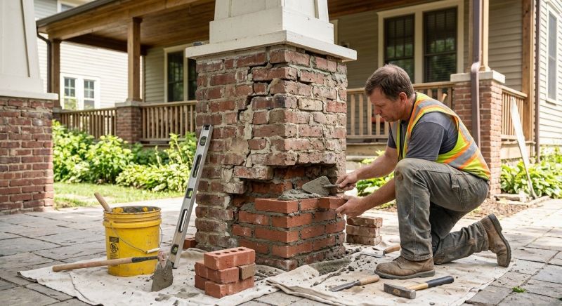 Brick Restoration in Pompano Beach, FL