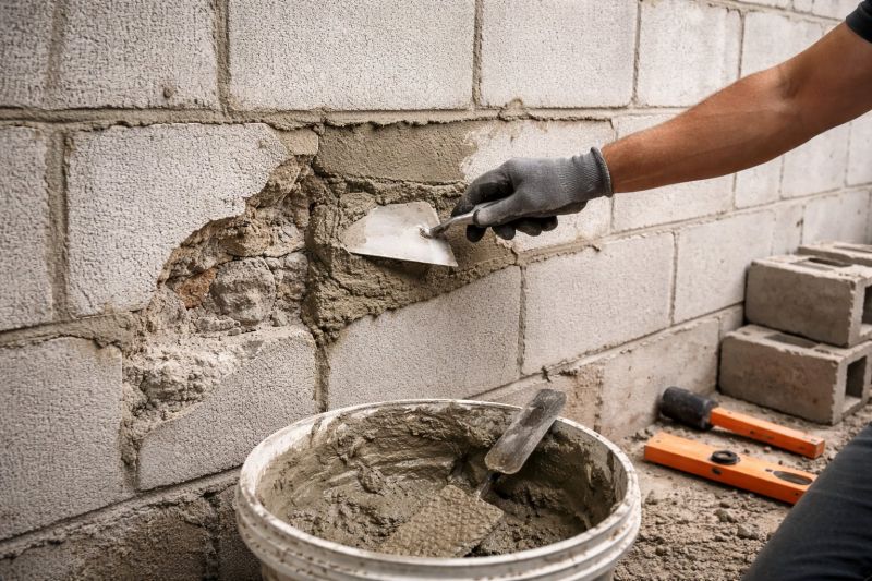 Cinder Block Wall Repair in Loxahatchee, FL