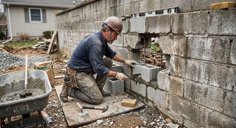 Masonry Wall Repair in Delray Beach, FL