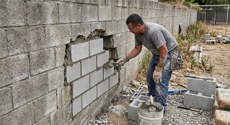 Rock Wall Repair in Delray Beach, FL