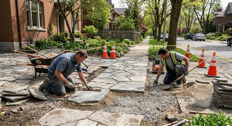Stone Driveway Repair in Delray Beach, FL