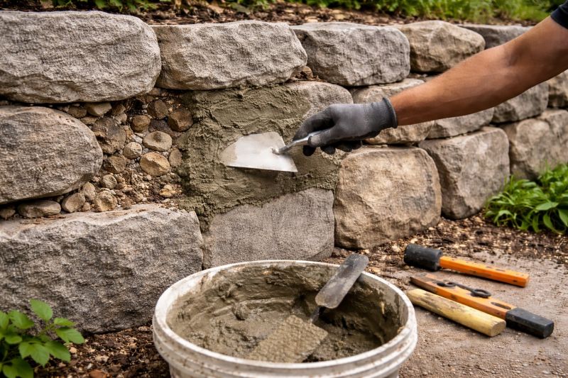 Stone Wall Repair in Deerfield Beach, FL